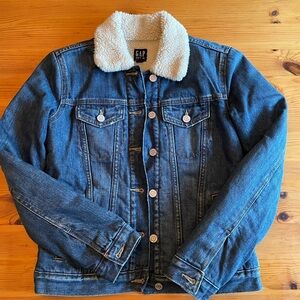 Gap 1969 Sherpa Lined Denim Jacket